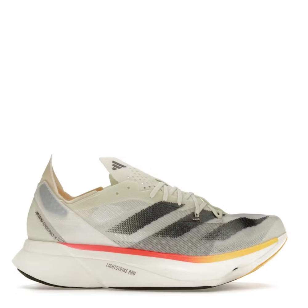 Adidas Adizero Adios Pro 3 - Ivory Core Black Crystal Sand - W6.5 - Picture 4 of 4